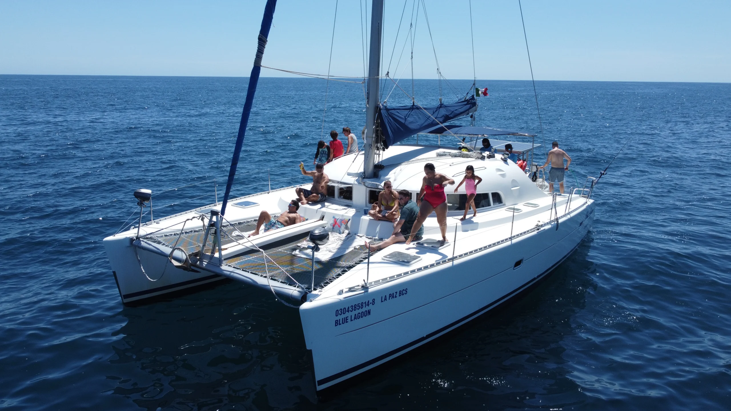 Private catamaran sailing in Los Cabos, Baja California Sur Sail Baja Adventures
