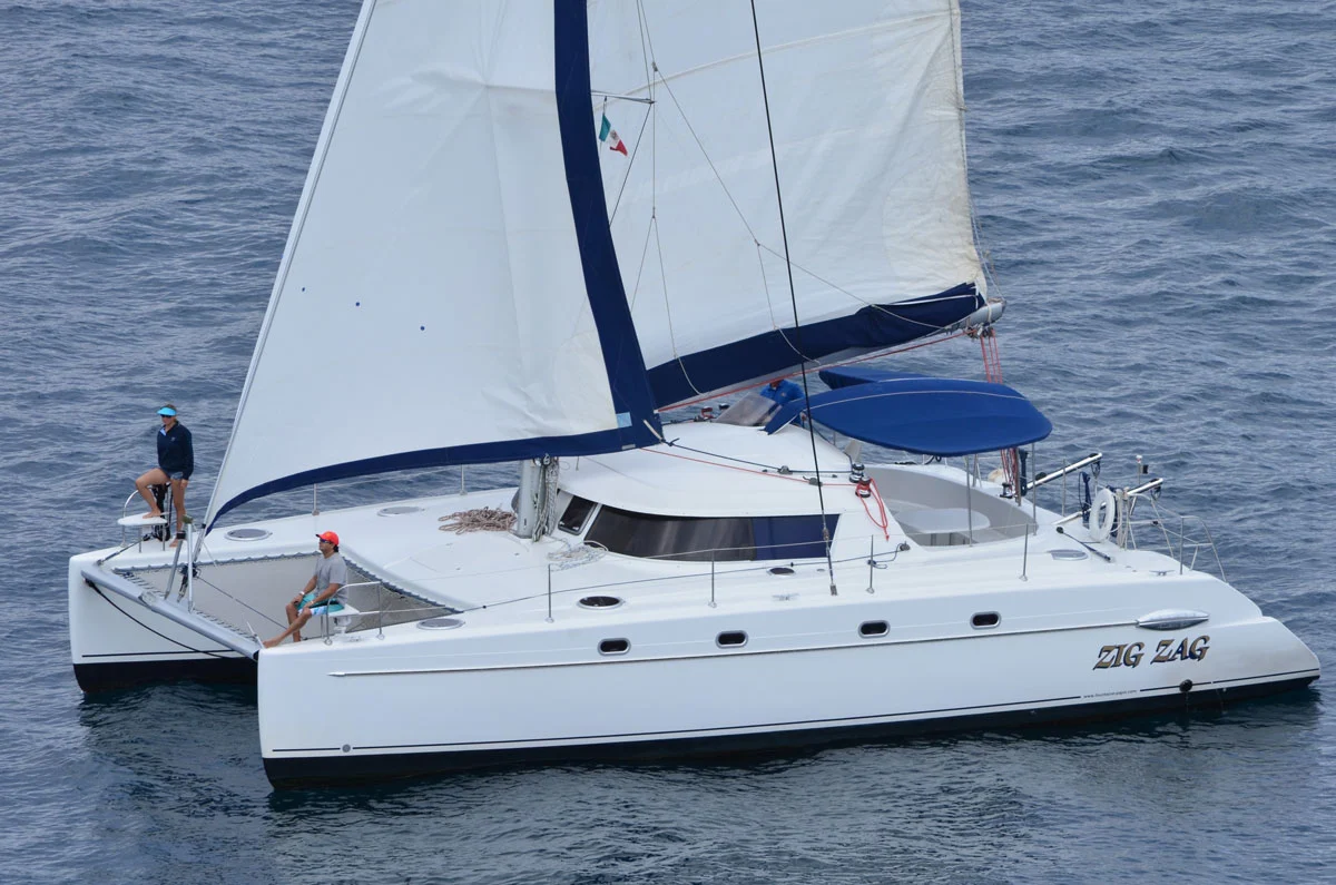Private catamaran sailing in Los Cabos, Baja California Sur Sail Baja Adventures